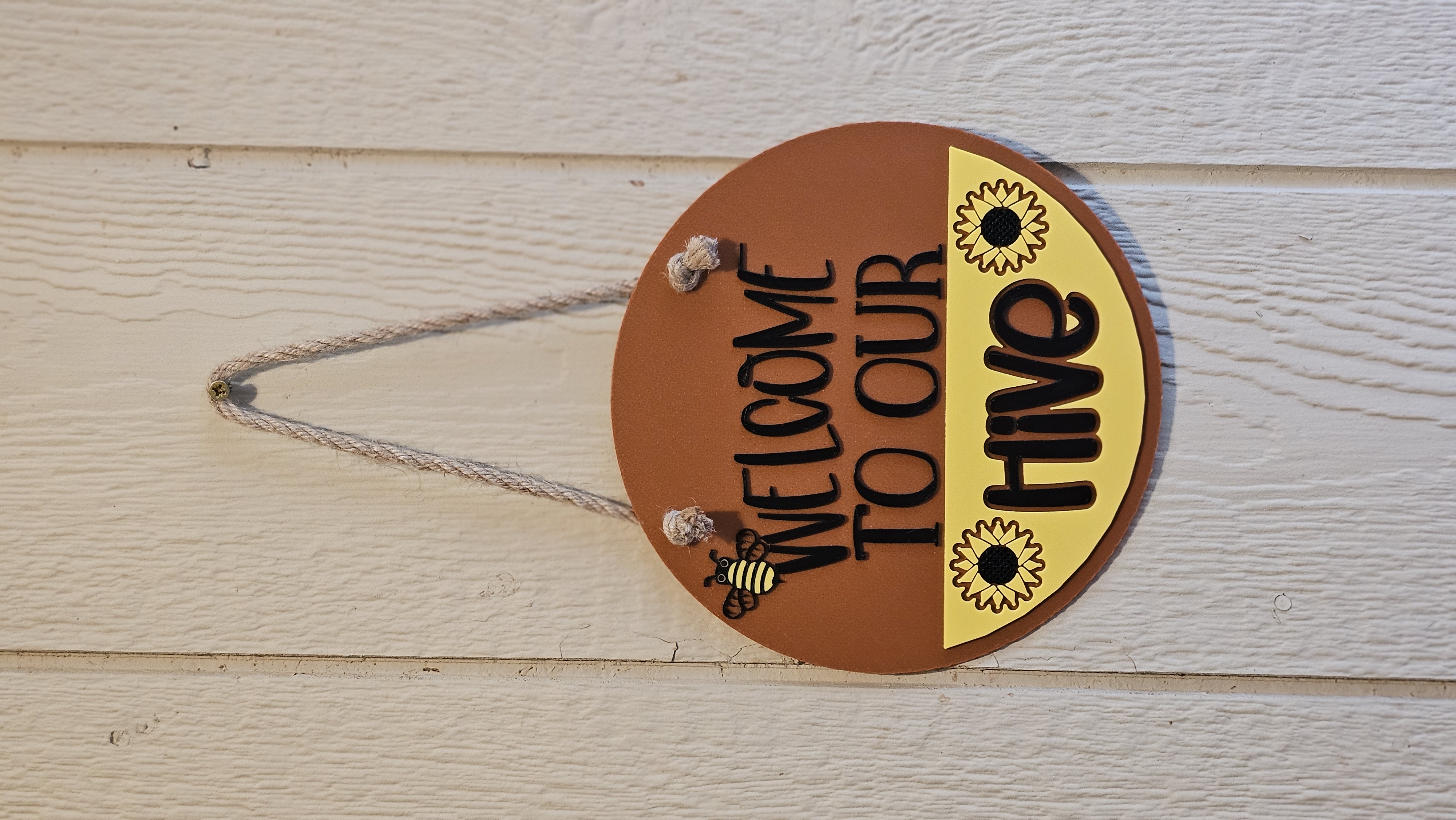 Decorative Craft Sign - 3D printed home decor sign